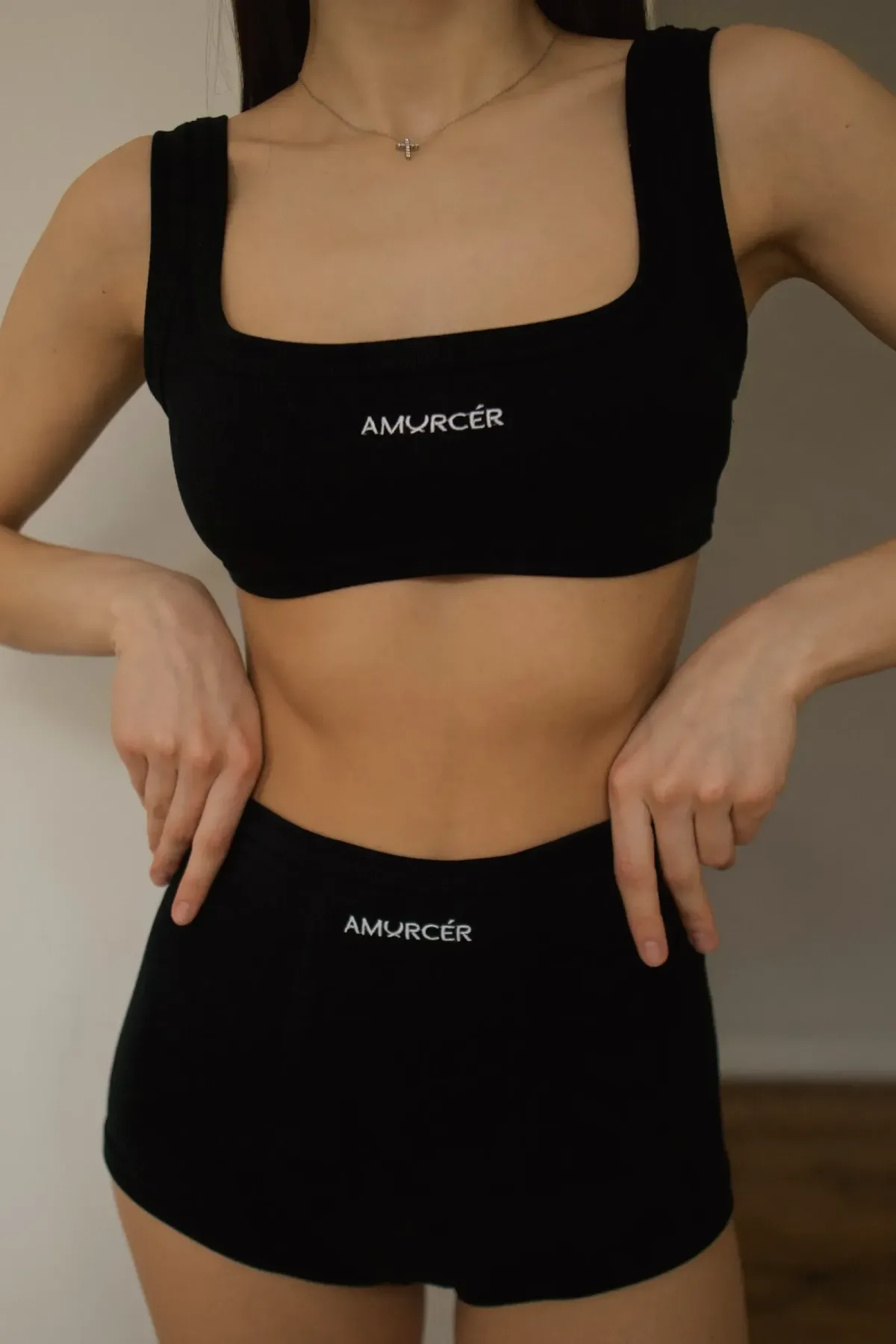 Boxer shorts with Signature Embroidery Black, photo 2
