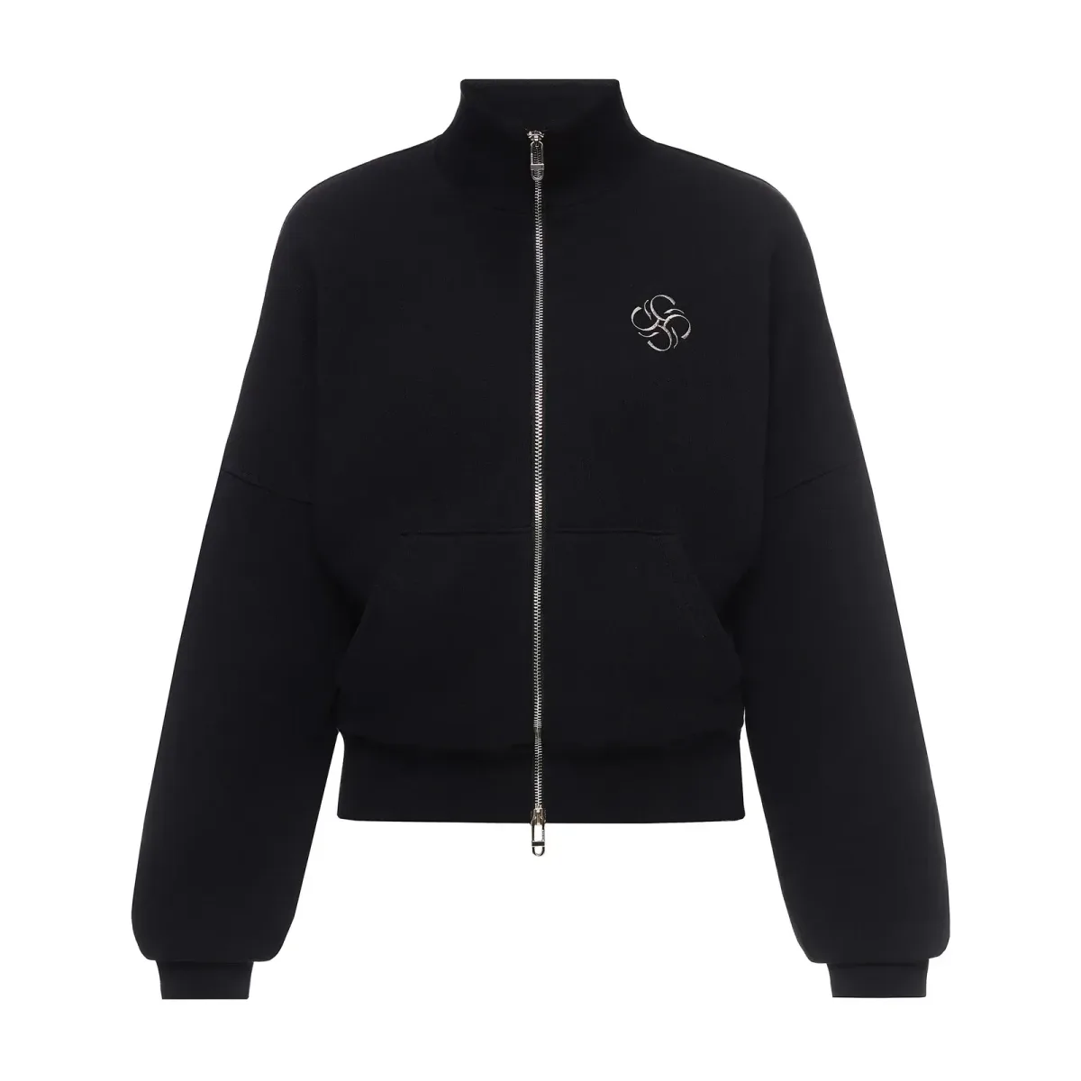 Hoodie with Embroidered Logo Negro, foto 10