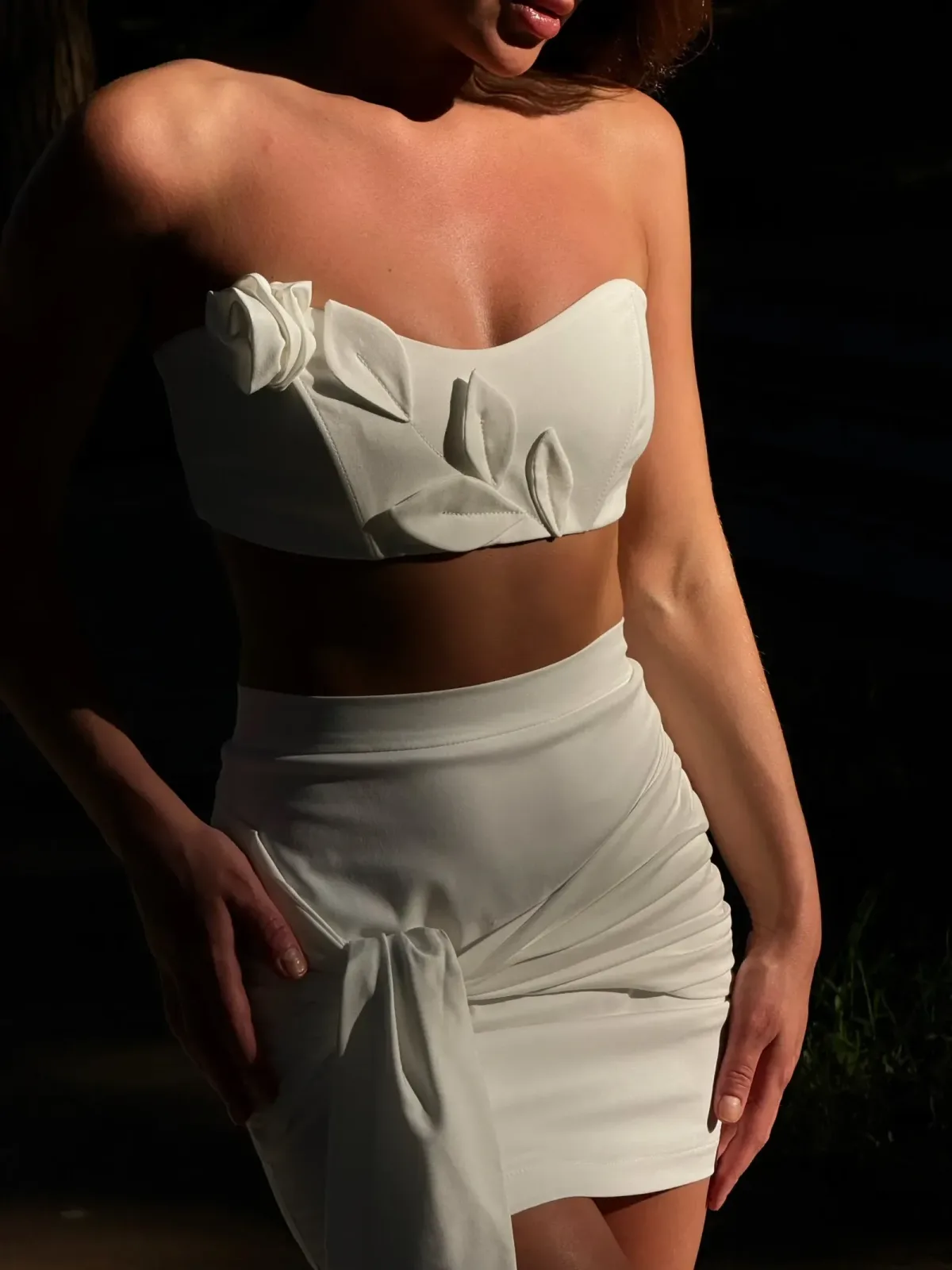 Skirt KNOT White, photo 4